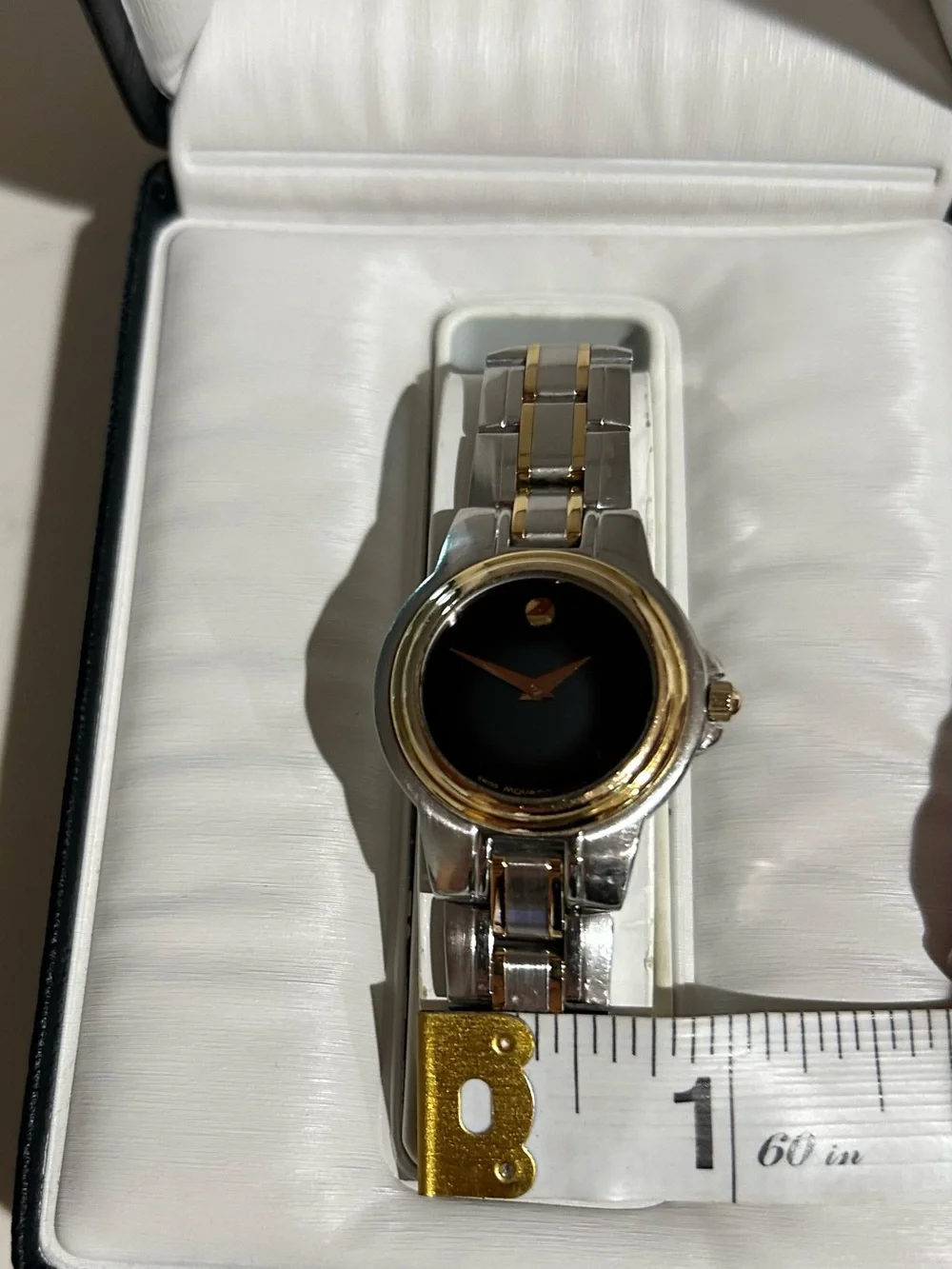 Vintage Movado Museum Classic Two-Tone Women’s Watch With New Battery